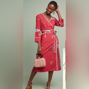 Rachel Antonoff Mallard Wrap Dress- XL